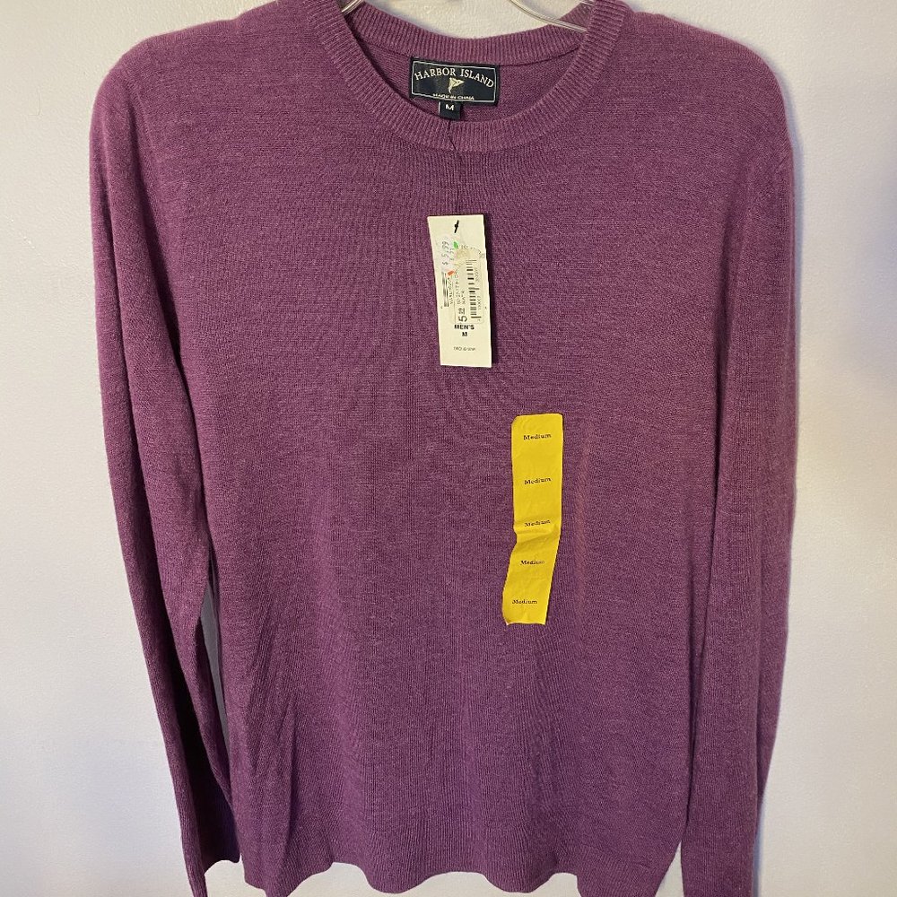 Harbor Island Crewneck Lightweight Sweater